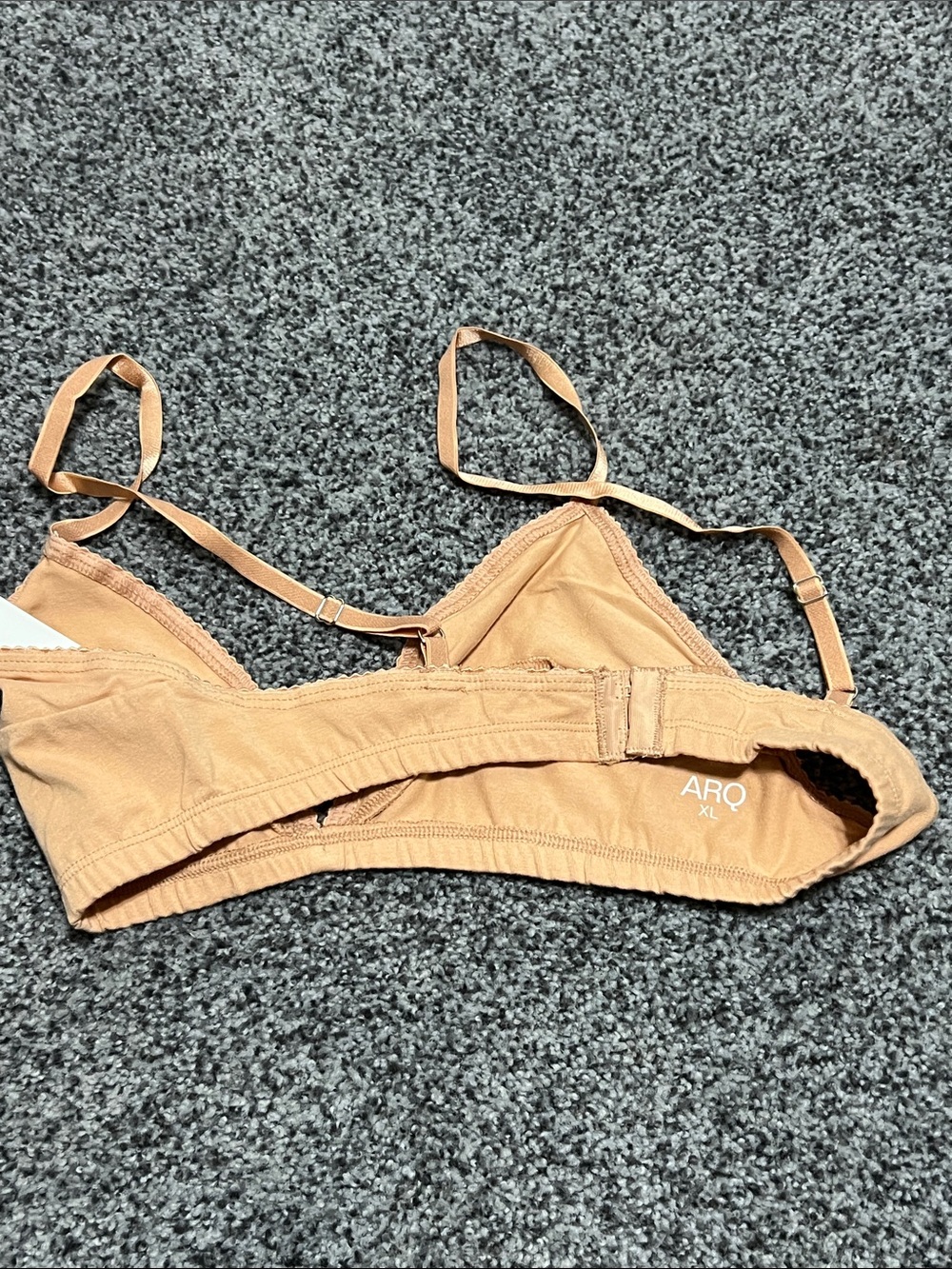 ARQ Women’s Light Tan Bralette Size XL NWT - Picture 3 of 3